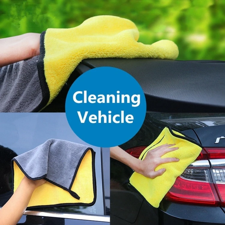 Extra thick car wash microfiber towels super absorbent car cleaning cloths