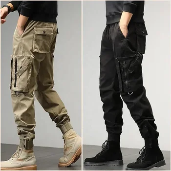 Custom factory baggy twill jogging cargo pant men with pocket work chino tactical pant trousers touser jogger cargo jeans