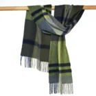 Wool Scarf Wool Scarf Winter Factory Custom Camel Black 100% Wool Soft Warm Plaid Scarf For Men And Women