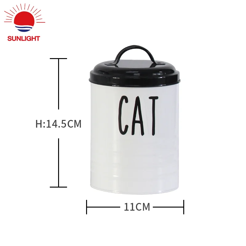 Top Sale Metal Kitchen Bread Box Sugar Coffee Tea Food Storage Container Pet Food Canister Set