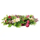 Chrysanthemum Nature Vine Artificial Chrysanthemum Flower Garland Wedding Door Wall Decorative Silk Rose Orchid Wreath