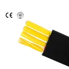 Pvc Sheath Cable Flat Elevator Travel Cable High Strength PVC PE Sheath Flat Elevator Travel Cable For CCTV Camera