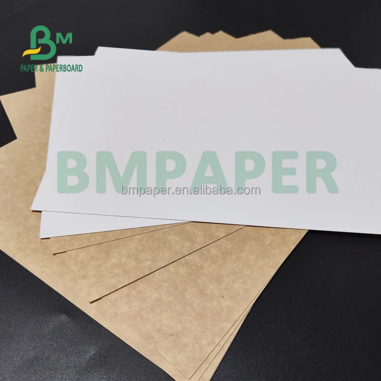 250gsm 325gsm Duplex Kraft Back Board For Food Package 82cm Good