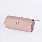 Pencil Case Travel Portable Customized Size Pencil Roll Wrap Holder Case In PU Leather