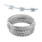 Wholesale Low Price Barbed Cross Razor Coated Barbed Wire For Security