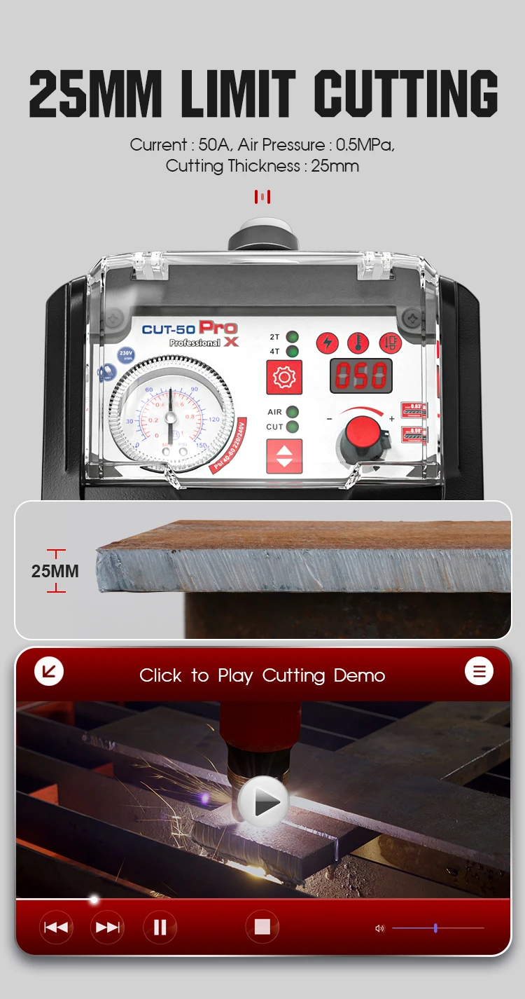 Built-in Compressor, ANDELI, CUT-50, 220vPROX - detail 10
