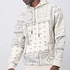 Long Sleeve Fleece Hoodies 2020 Warm Fashion New Style Design Long Sleeve Hot Sale Men Bandana Print Fleece Hoodies