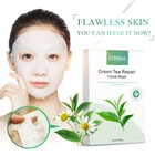 OEM Factory Wholesale Moisturizing Sheet Mask Repairing Facial Mask With Green Tea Material
