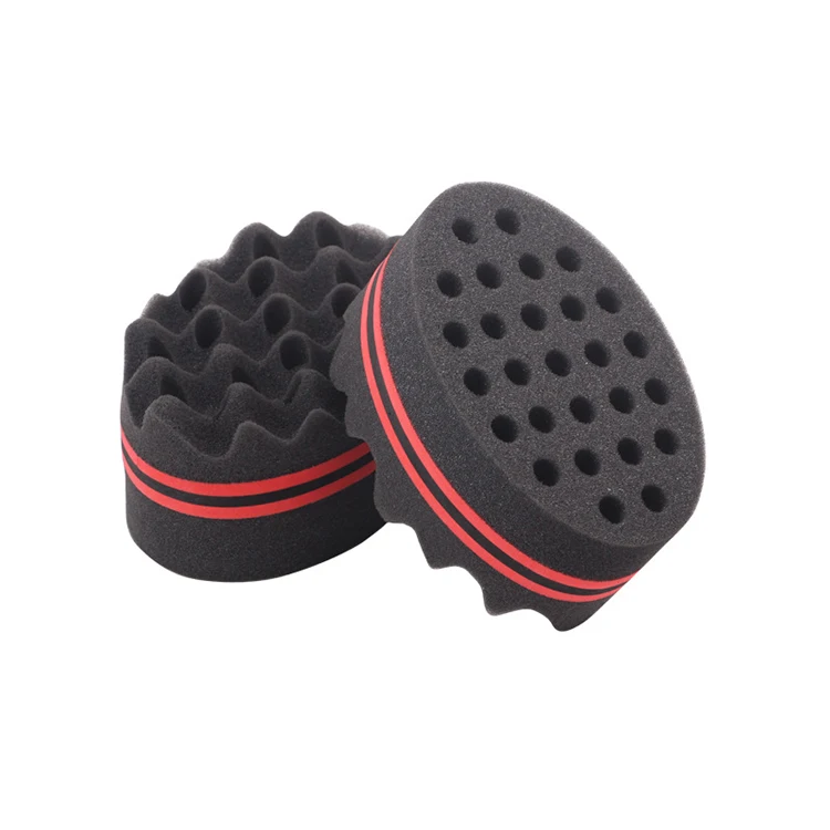 Europe hot professional curling tool sponge oval hair roller double-sided hair curling roller portable black hair roller