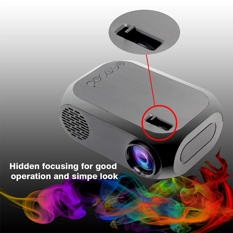 1920x1080 48 ANSI Lumens Cheap Pocket size Mini Projector