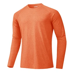 Clothing Manufacturer 90Polyester10Spandex Upf50+Sun protection Shirt Long Sleeve, Men's Outdoor Hiking Climbing Fishing Shirts