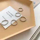 Ring Zircon Ring JZ001 New S925 Sterling Silver Personality Charm Circle Zircon Custom Ring