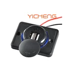 Train Usb Bus Usb Charger DC 12V 24V Panel Mount Dual 3.1A Train Tram Marine Boat Car Bus Seat USB Charging Port Bus USB Charger