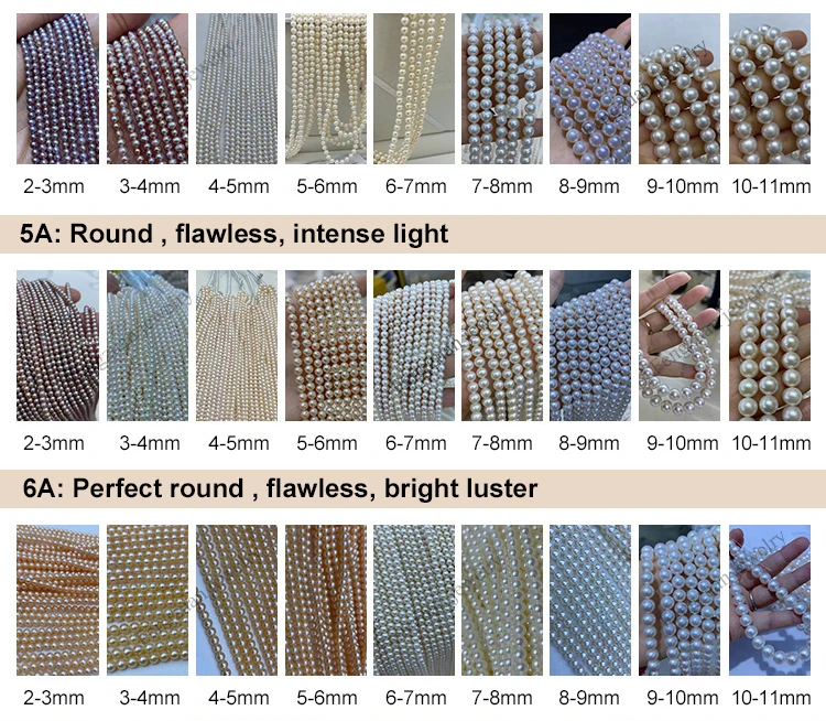 Wholesale Real Strand Pearl Strand Jewish Pearl Beads With Holes Hot