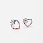 Heart Earring 2021 Heart Findings 925 Sterling Silver Tassel Earring
