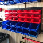 Storage Bin Tool Storage Bin Rack Louvered Panel Rack Stackable Tool Boxes Wall Mounted Bin Rack System
