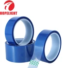 Tape Polyester Silicone Tape High Temperature 2.4mil Silicone Adhesive Pet Blue Heat Resistant Masking Polyester Tape
