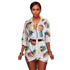 Women YY1009 2021 New Fashion Dress Women Sexy Casual Shirt Dress
