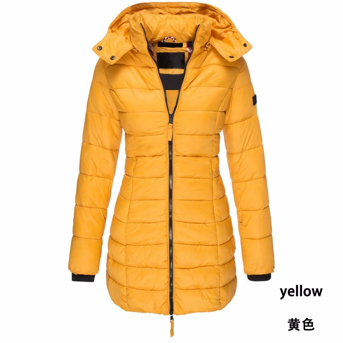 Avoogue Women's Long Raincoat with Hood Outdoor Lightweight Windbreaker Rain Jacket Waterproof