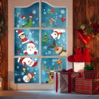 Christmas Window Stickers Christmas Glass Window Stickers Christmas Decorations Colorful Christmas Glue Window Stickers