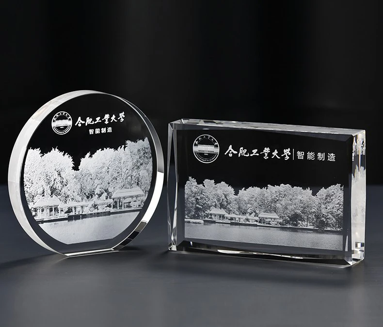 product pujiang factory custom 3d laser crystal various sizes cube souvenirs-32