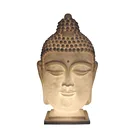 Source Decor Decoration Sandstone Table Decor Buddha In Stone LED Light Source Lamp