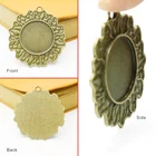 Jewelry Bezel Hot Selling Wholesale DIY Jewelry Accessories 25.11mm Bezel Zinc Blank Alloy Tray Pendant