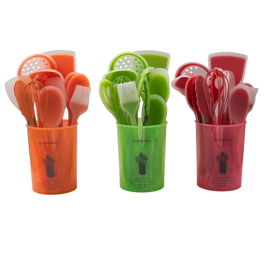 Heat Resistant 12pcs Silicone Kitchen Utensil Set Kitchenware Accessories Kitchen Tools Set