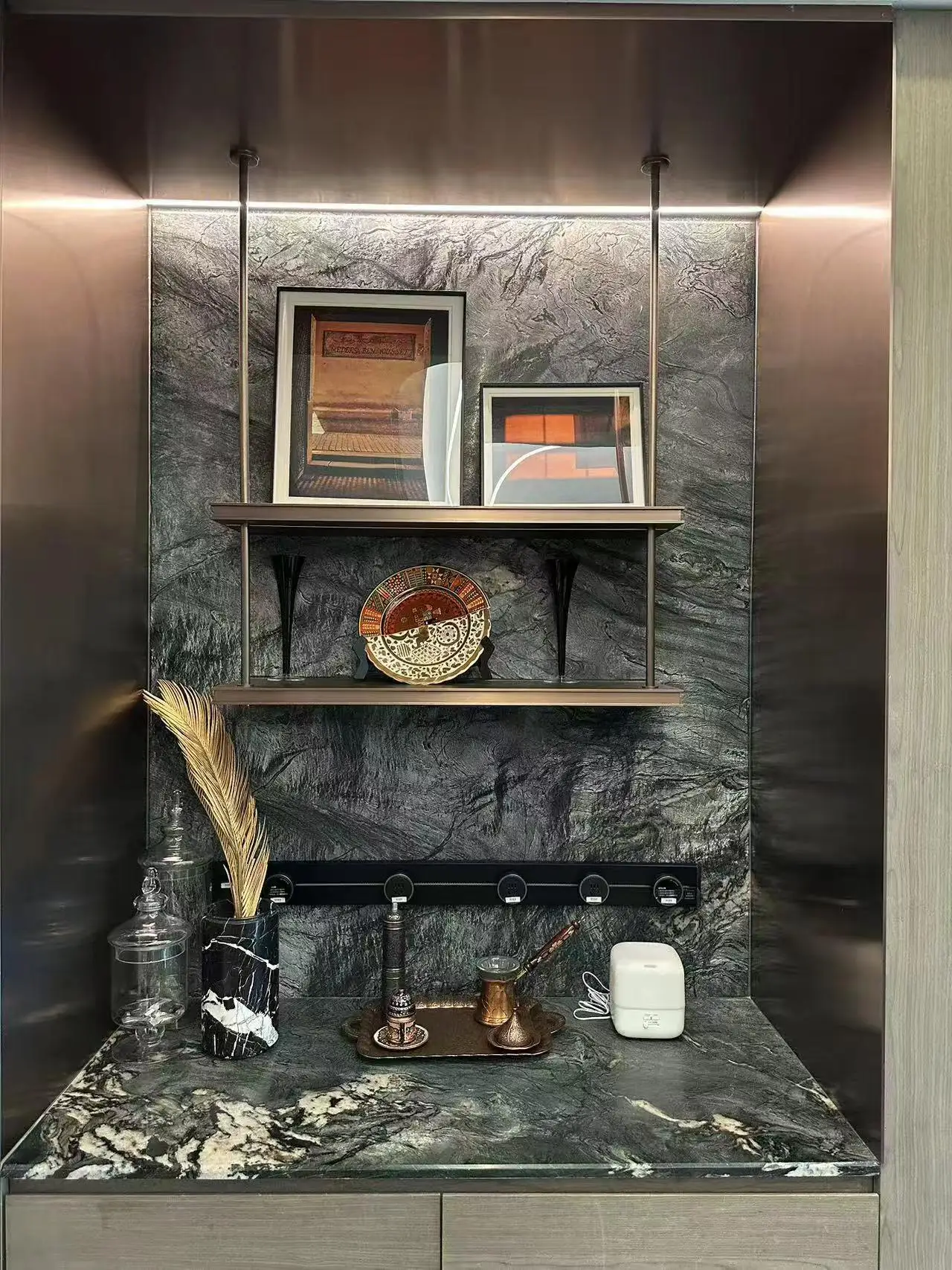 product modern luxury marble stone natural dark green marble for kitchen countertops floors and walls floor marble tiles-5