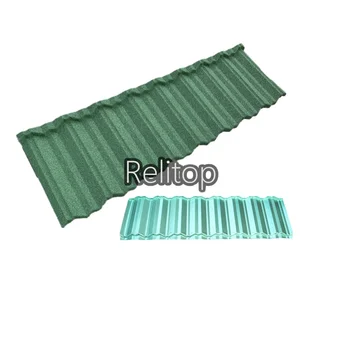 Relitop Dropship Nosen Tile 1340x420mm Modern Style Stone Coated Metal Roof Sheet For School Building Nonresidential Buildings