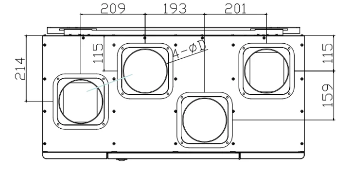 Energy-efficient Flexible Mvhr Ventilator, HVAC, 110V-240V - detail 34