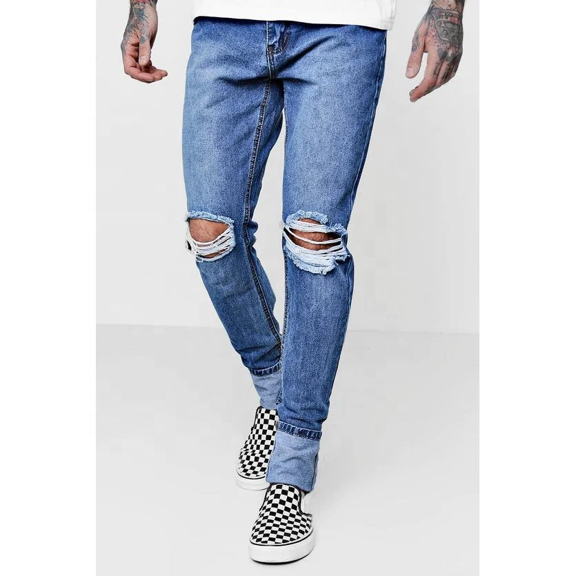 Urban Baggy Boy Friend Custom Ripped 