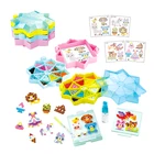Beads Art Kids Water Sticky Magic Water Fuse DIY Beads Kits For Kids Craft Art