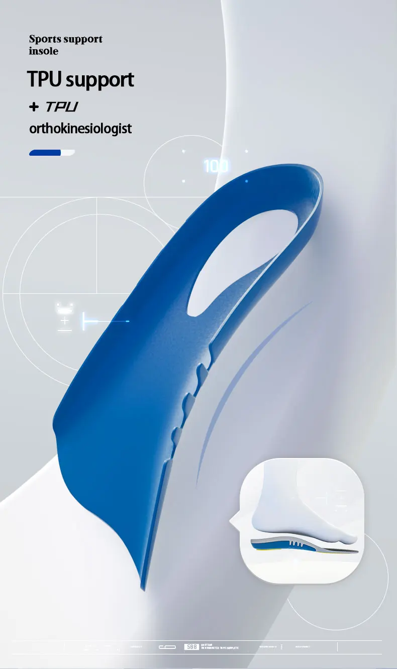 Custom High Arch Support Sports Insoles Wholesale Custom High Arch Support Sports Insoles Wholesale