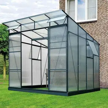 Polycarbonate Garden Greenhouse Fast Installation and Aluminium Profile