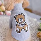 Pet Bear Factory Wholesale Pet Clothes Turtleneck Bear Knitted Pet Clothes