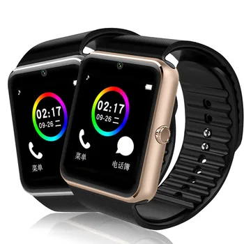 2022 Hot Selling Online Sport Smartwatch For iPhone Touch Screen Waterproof GT08 Smart Watch With Sim Card Slot For Android