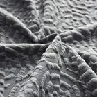 Cover High Quality Jacquard Fabric High Quality Polyester Spandex Black Flexible Jacquard Knitted Fabric Mattress Cover