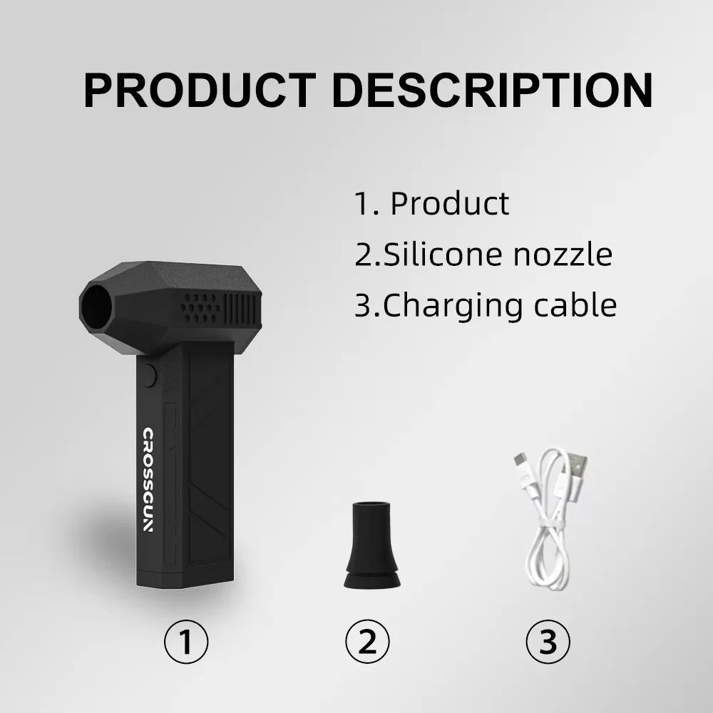 Rechargeable Mini Fan, 130, 000, RPM - detail 16