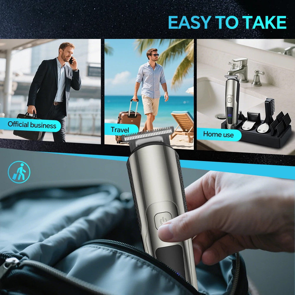 Hot Selling Rechargeable Electric Hair for Clipper Set Multi-Functional Push Shear Pusher Stainless Steel Blade for Household manufacture