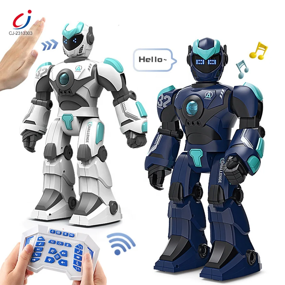 Chengji gesture sensing remote control programmable intelligent voice control robot toy smart learn talking robot toy for kids