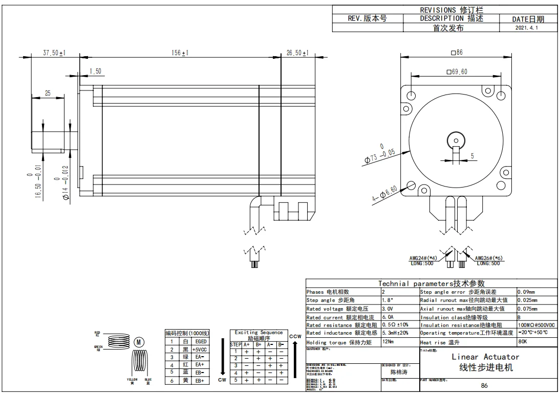 product hanpose 86eh156 hybrid closed loop stepper motor nema 34 60a 12nm 24 v 18 closed loop motor for cnc router-10