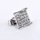 Black Earrings Earring Earring French High-end Black Square Earrings Earrings Net Red Earrings