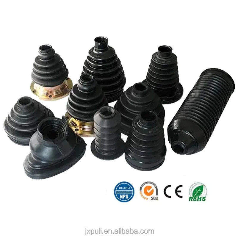 Puli Customize Epdm Flexible Rubber Bellows Auto Rubber Parts Flexible