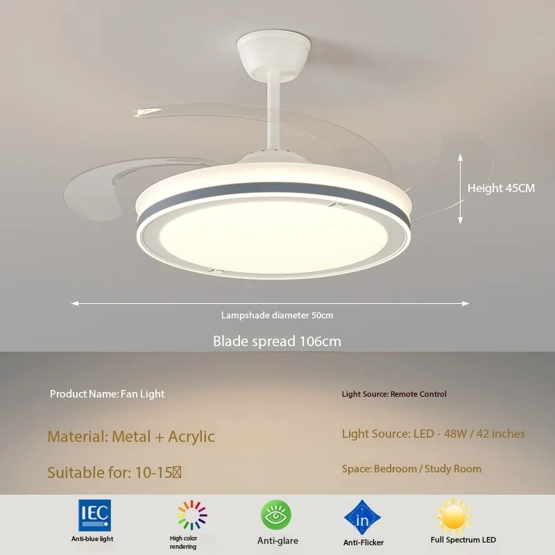 Ceiling Fan, Abs, HC-2686-WH-42 - detail 4