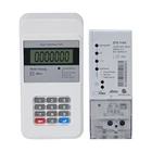 Electronic ZTE-110D DLMS Modbus Din Rail Split Type STS Smart Keypad Prepaid Digital Smart Electronic Energy Meter