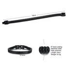 European Trendy Simple Style Stainless Steel Retro Keel Chain Bracelet Gold Plating Hip Hop Bangle Bracelet