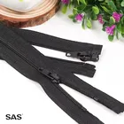 SAS Manufacturer Wholesale Open End Close End 2 Way Open Custom Logo Size Color Nylon Zipper