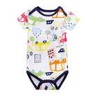 Baby Clothes Newborn Baby Girls Boys Clothes 5 Pcs Set Short Sleeve Cotton Body Baby Jumpsuits Romper