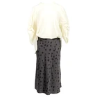 Skirt Skirts Huiquan New Edition Summer Retro Long Skirt Elegant Elastic Waist Skirt In Beige